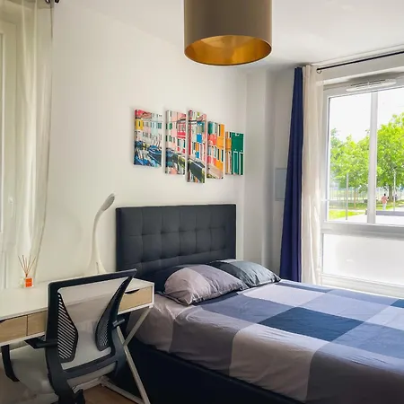 Apartmán Splendid Modern Duplex With 4 Bedrooms, Very Close To Paris, Metro 